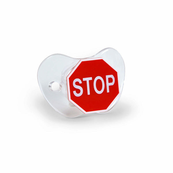 Chill, Baby Stop Sign Pacifier