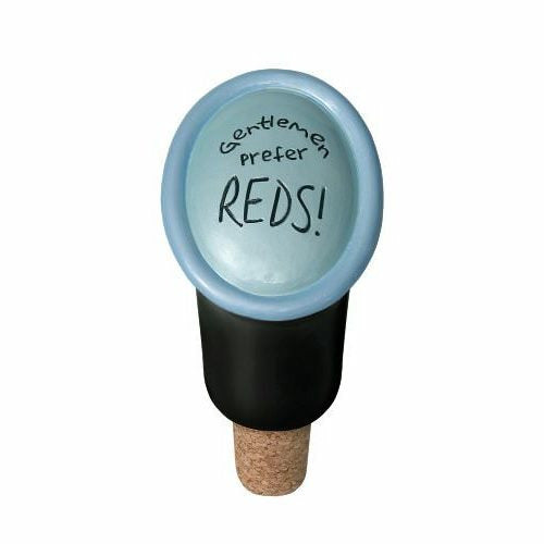 Laid Back Gentlemen Prefer Reds Wine Stopper