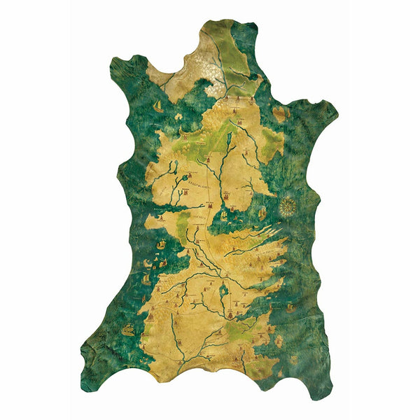 Game of Thrones Deluxe Cloth Paper Map of Westeros