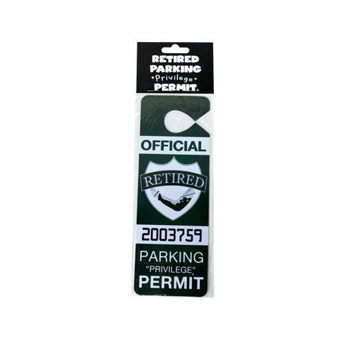 Retired Parking Permit