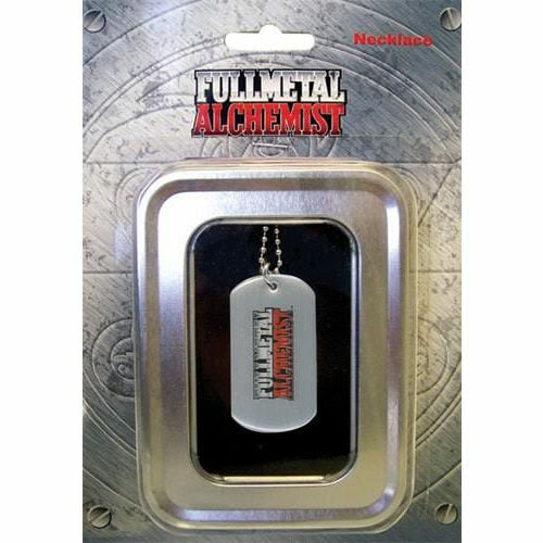 Fullmetal Alchemist Dog Tag Fma Logo Necklace