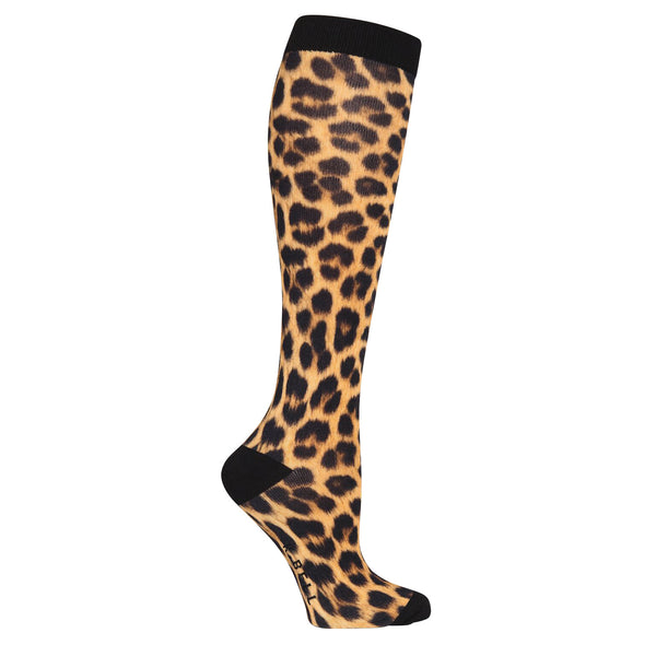 Leopard 360 Print Knee High Socks