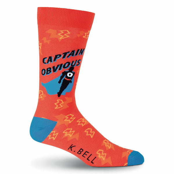 Captain Obvious Crew Socks