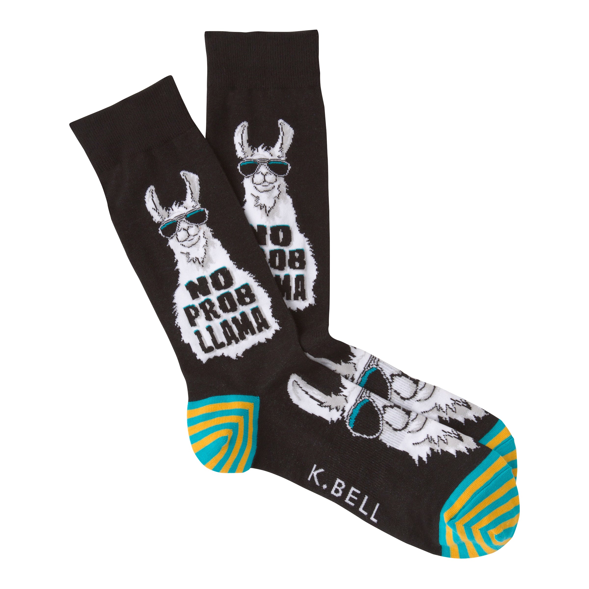 No Prob Llama Men's Crew Socks