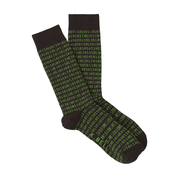 Binary Tech Men's Crew Socks