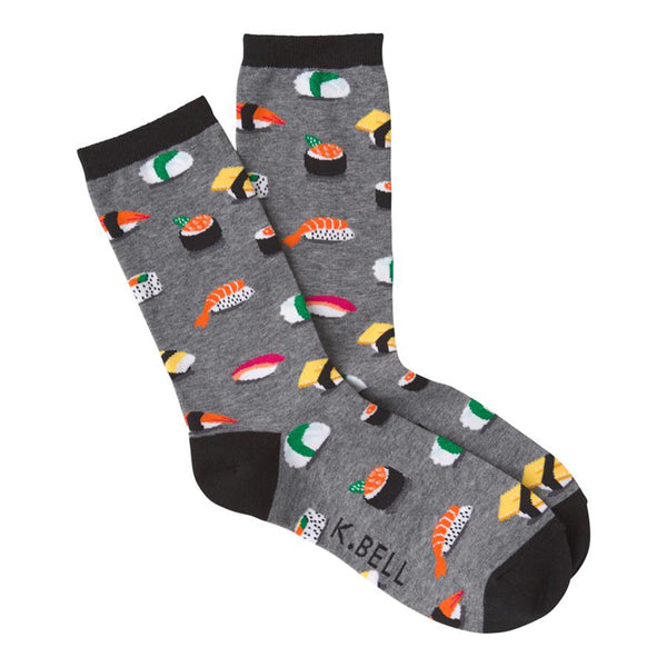 Sushi Grey Crew Socks