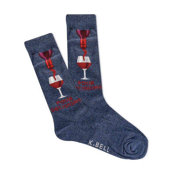 Pour Decisions Men's Crew Socks