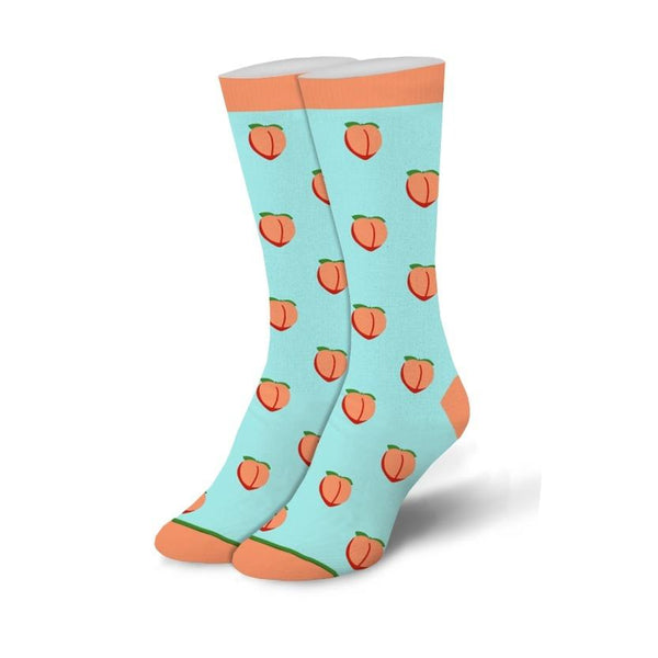 Peaches Womens Crew Socks