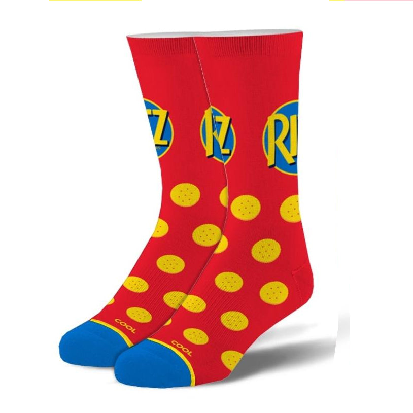 Ritz Crackers Mens Crew Socks