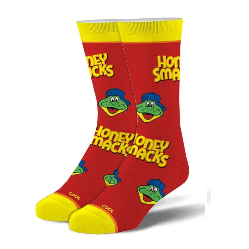 Honey Smacks Mens Crew Socks