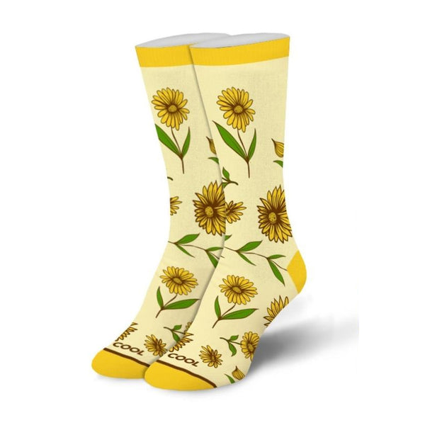 Sun Flower Womens Crew Socks