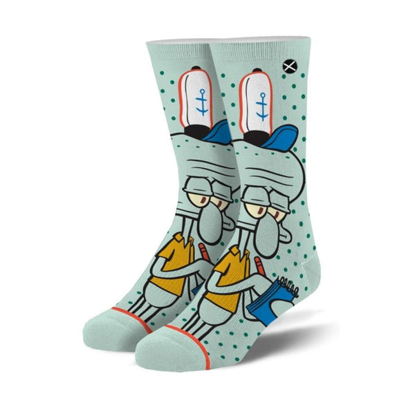 Squidward Men's Crew Socks