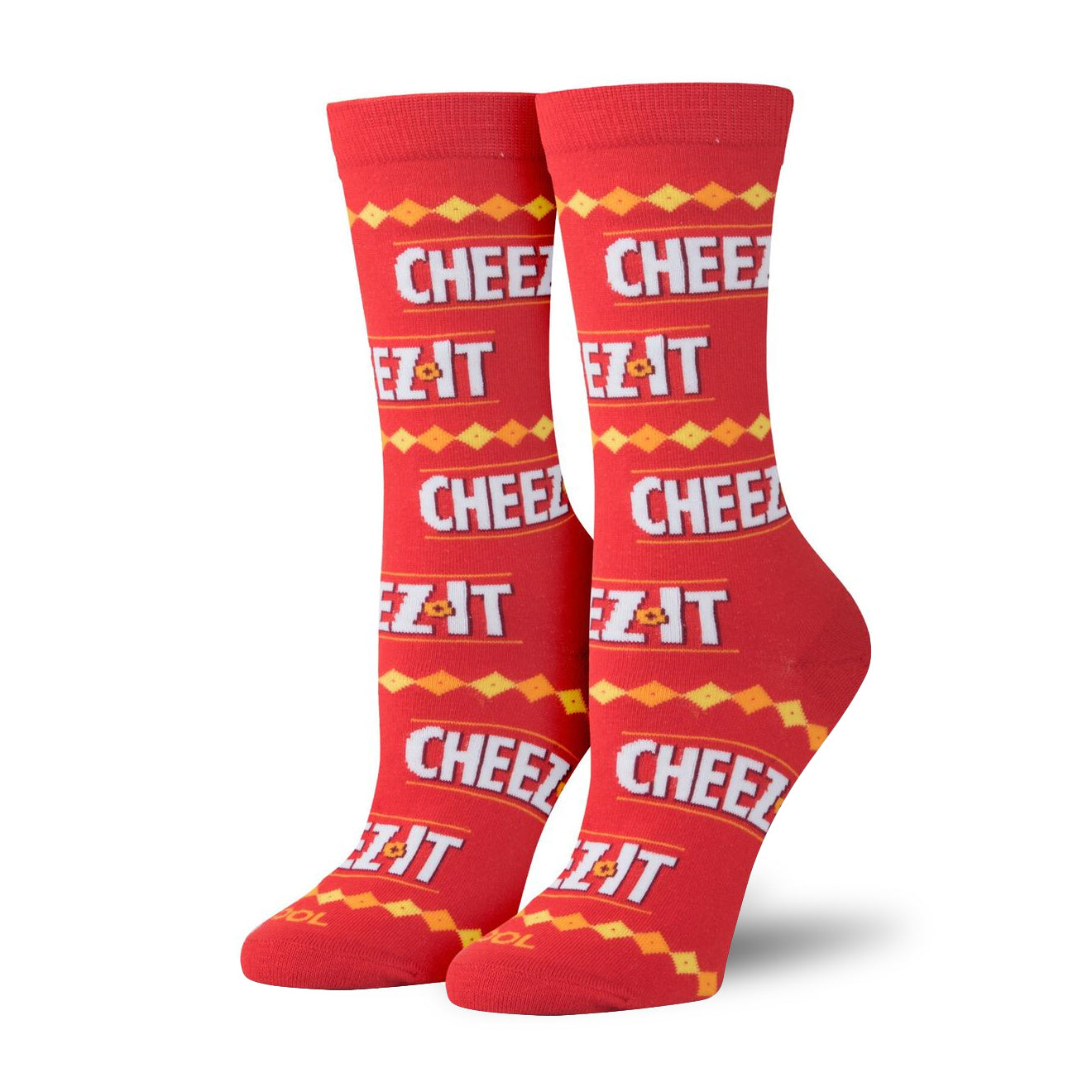 Cheez It Stripes Women's Crew Socks