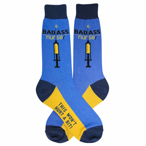 Badass Nurse Crew Socks