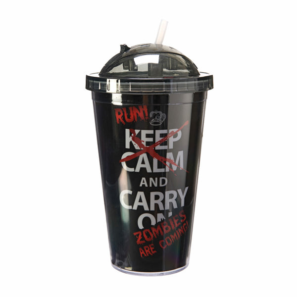 Run Zombies Are Coming Acrylic Travel Cup