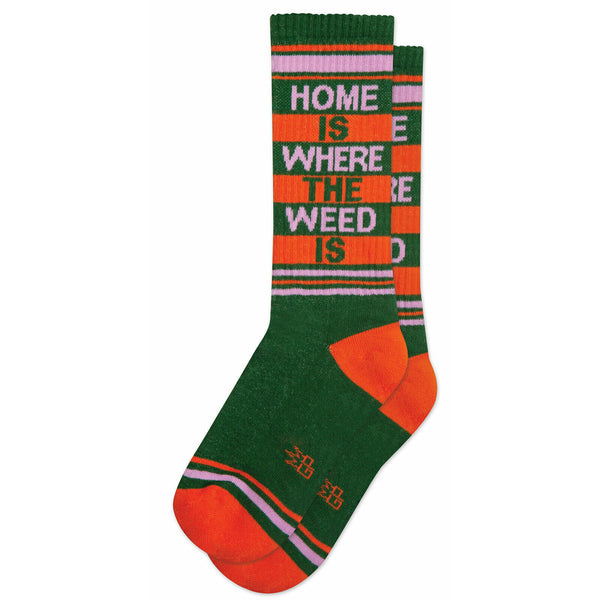 Home Is Where The Weed Is Crew Socks