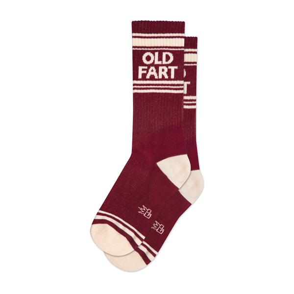 Old Fart Ribbed Gym Socks