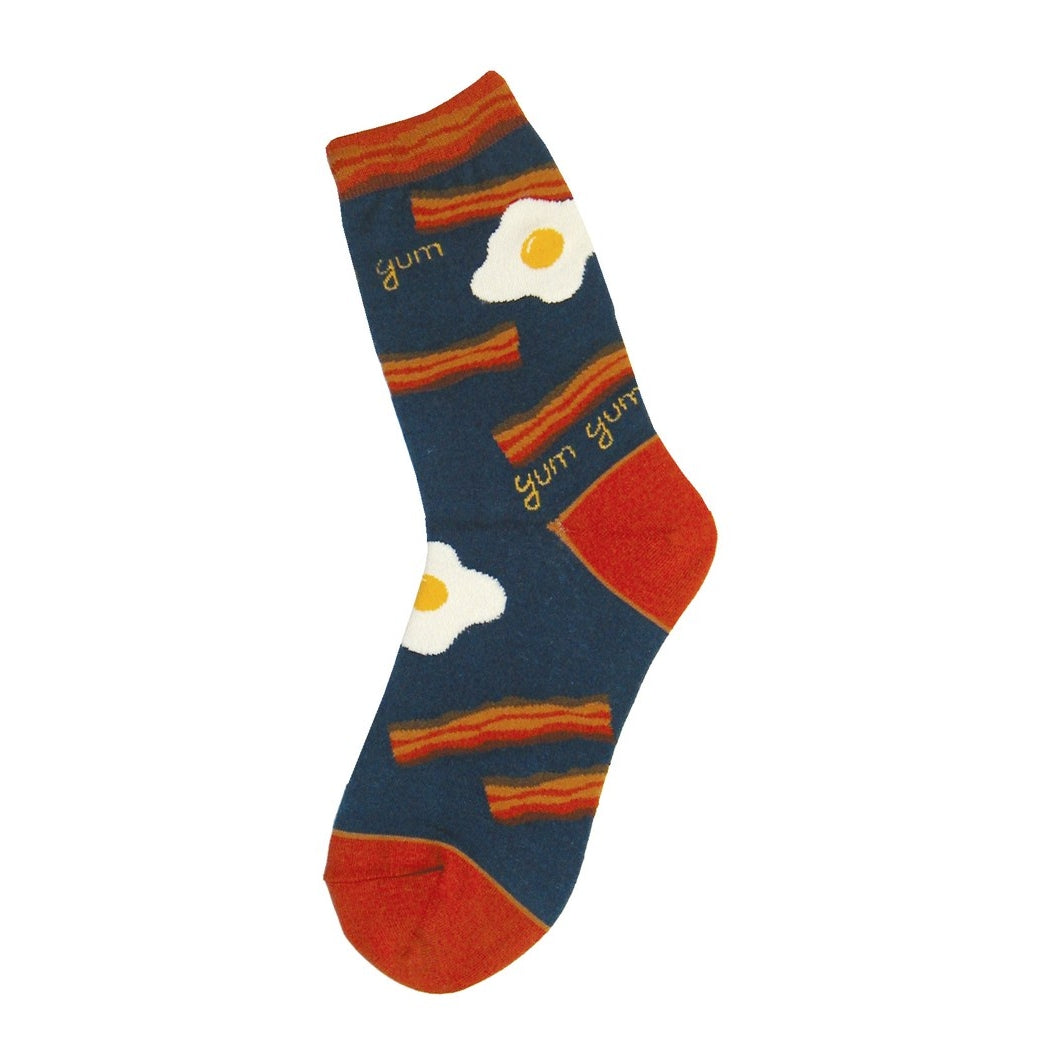 Bacon Womens Crew Socks