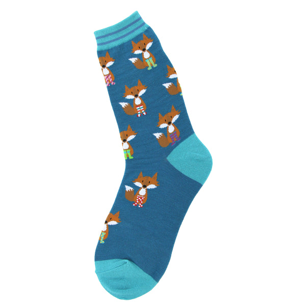 Fox In Socks Crew Socks