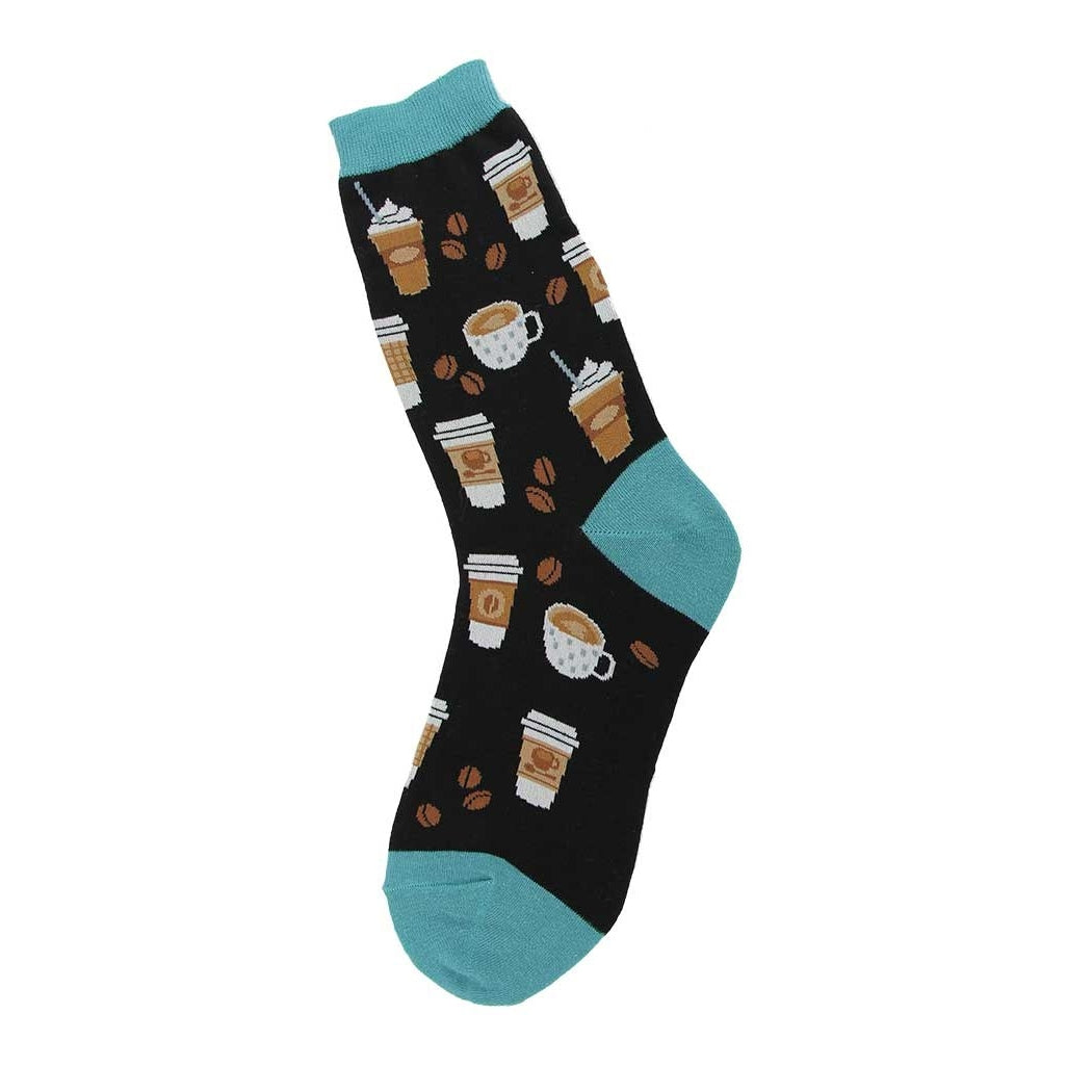 Coffee Womens Crew Socks