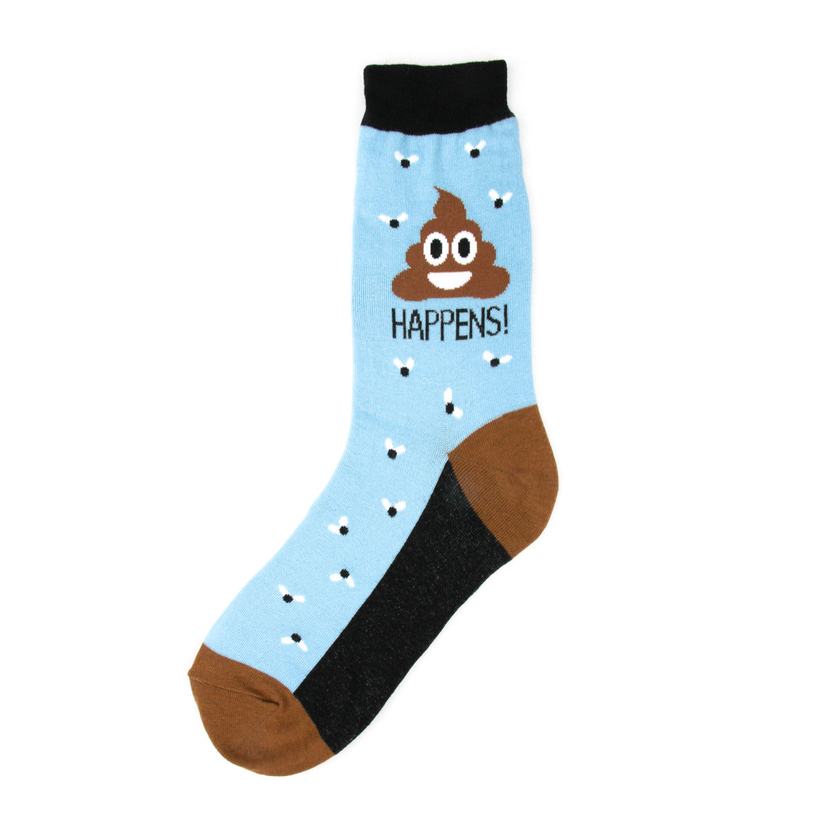 Poop Happens Womens Crew Socks