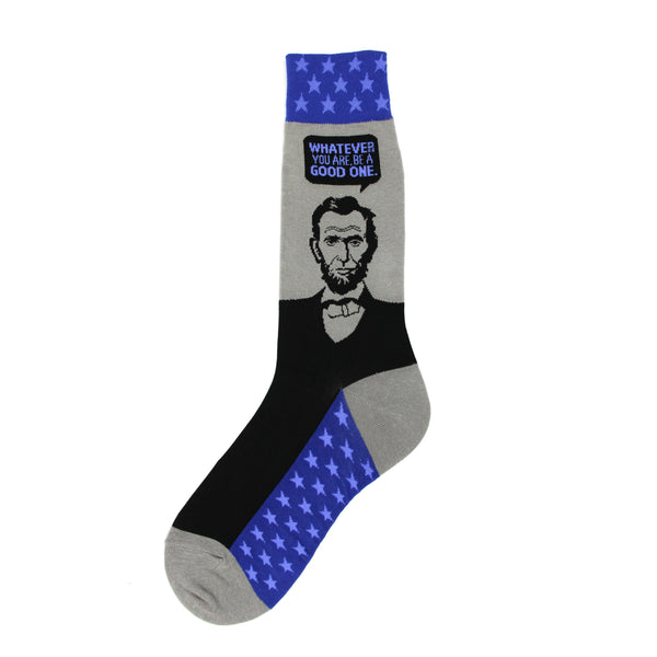 Abe Lincoln Crew Socks