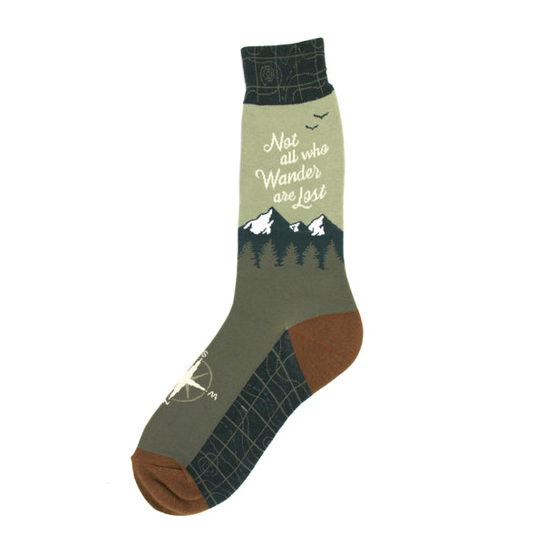 Wanderer Mens Crew Socks