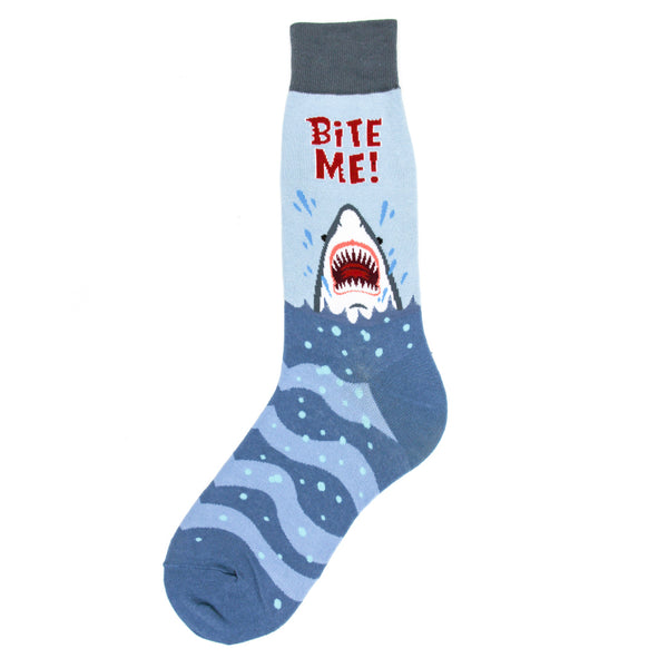 Bite Me Mens Crew Socks