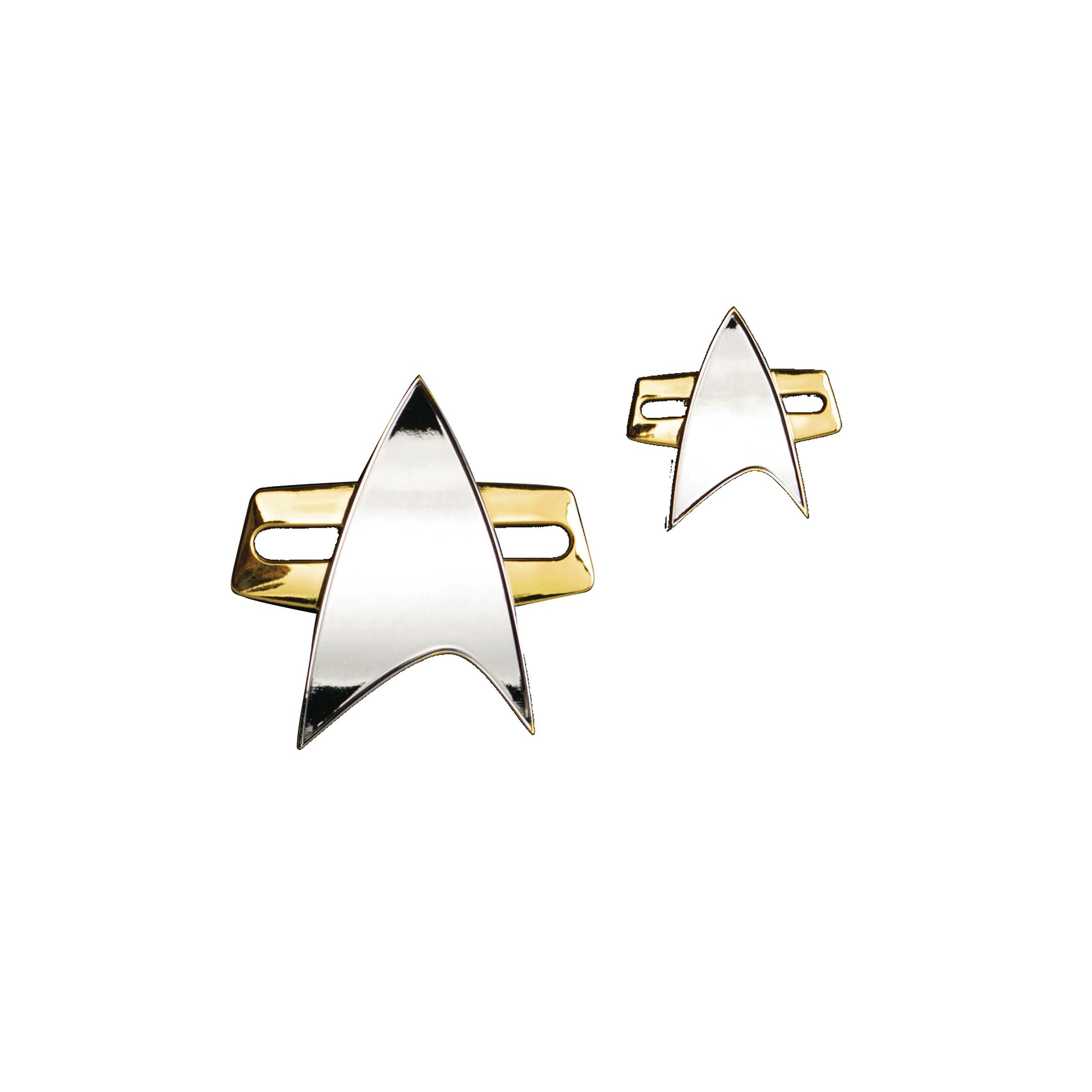 Star Trek Voyager Badge and Pin Set