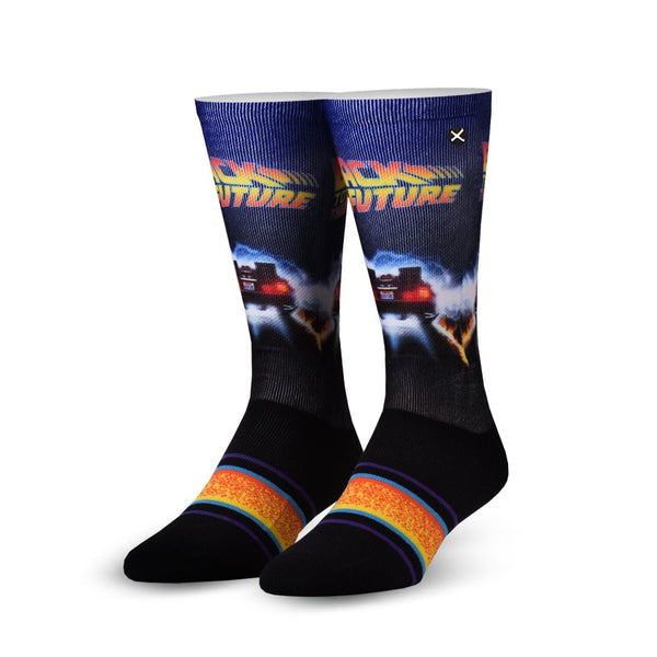 Back To The Future Back In Time Crew Socks