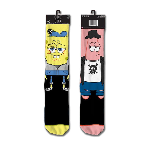 Spongebob Hipsters Men's Crew Socks