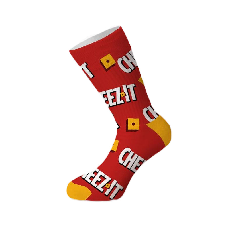 Keep It Cheezy Mens Crew Socks