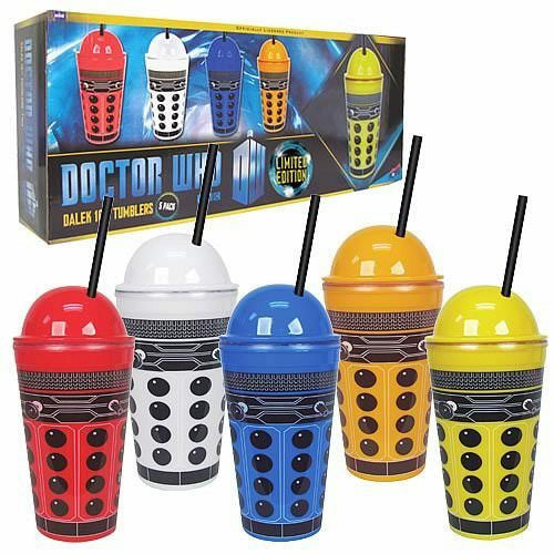 Doctor Who Dalek 16 oz Tumblers - Pack of 5