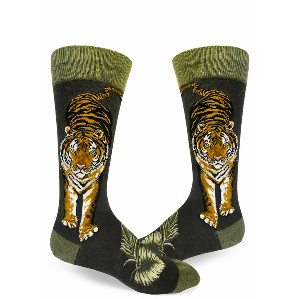 Fierce Tiger Men's Crew Socks