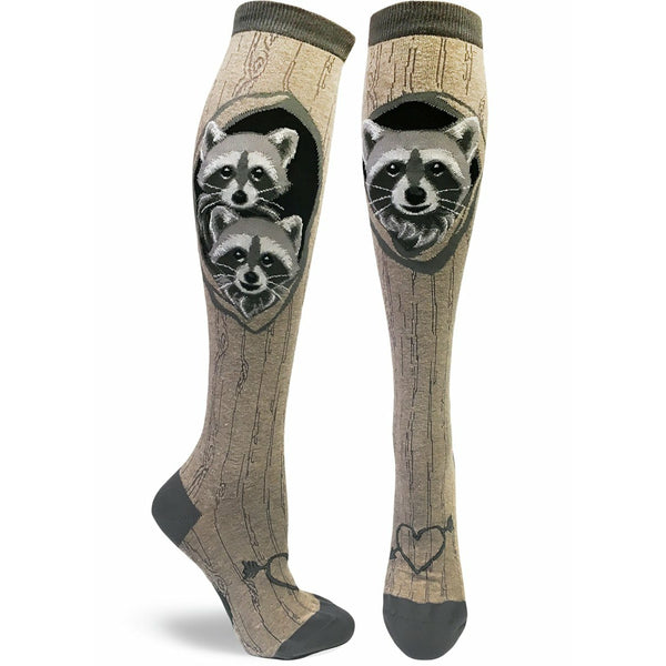 Raccoons' Den Women's Knee High Socks