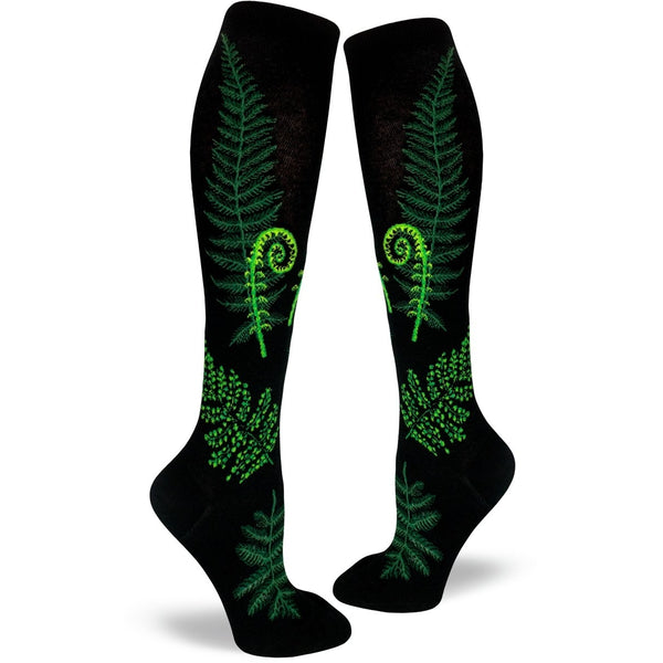 Ferns & Fiddleheads Knee High Socks