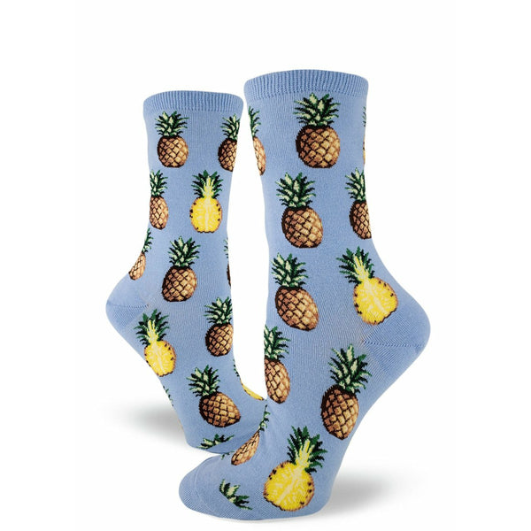 Pursuit of Pineapples Women's Bluebell Crew Socks