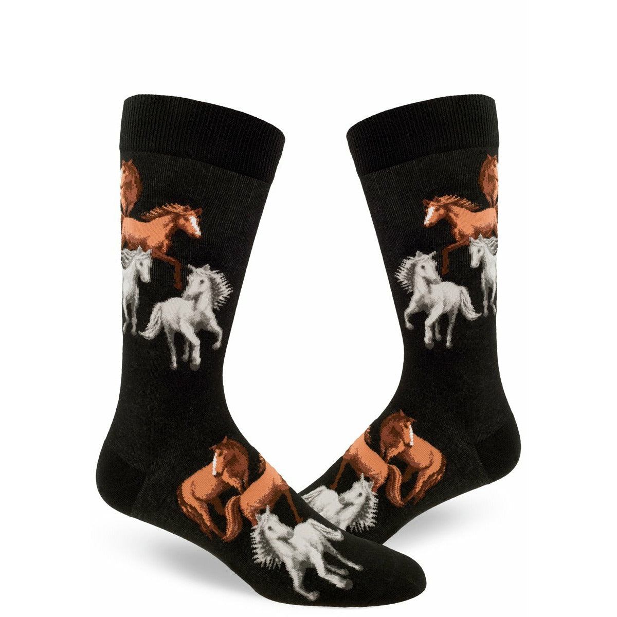 Majestic Horses Men's Crew Socks