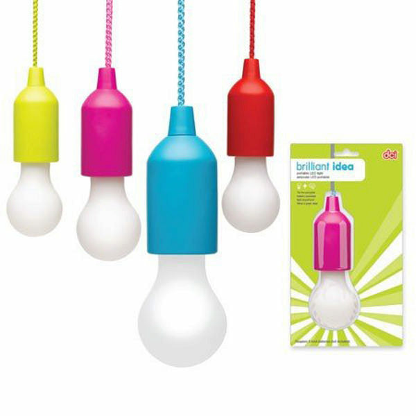 DCI Brilliant Idea Light Bulb (Assorted Colors)