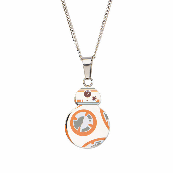 Star Wars VII: The Force Awakens BB-8 Cut Out Stainless Steel Necklace