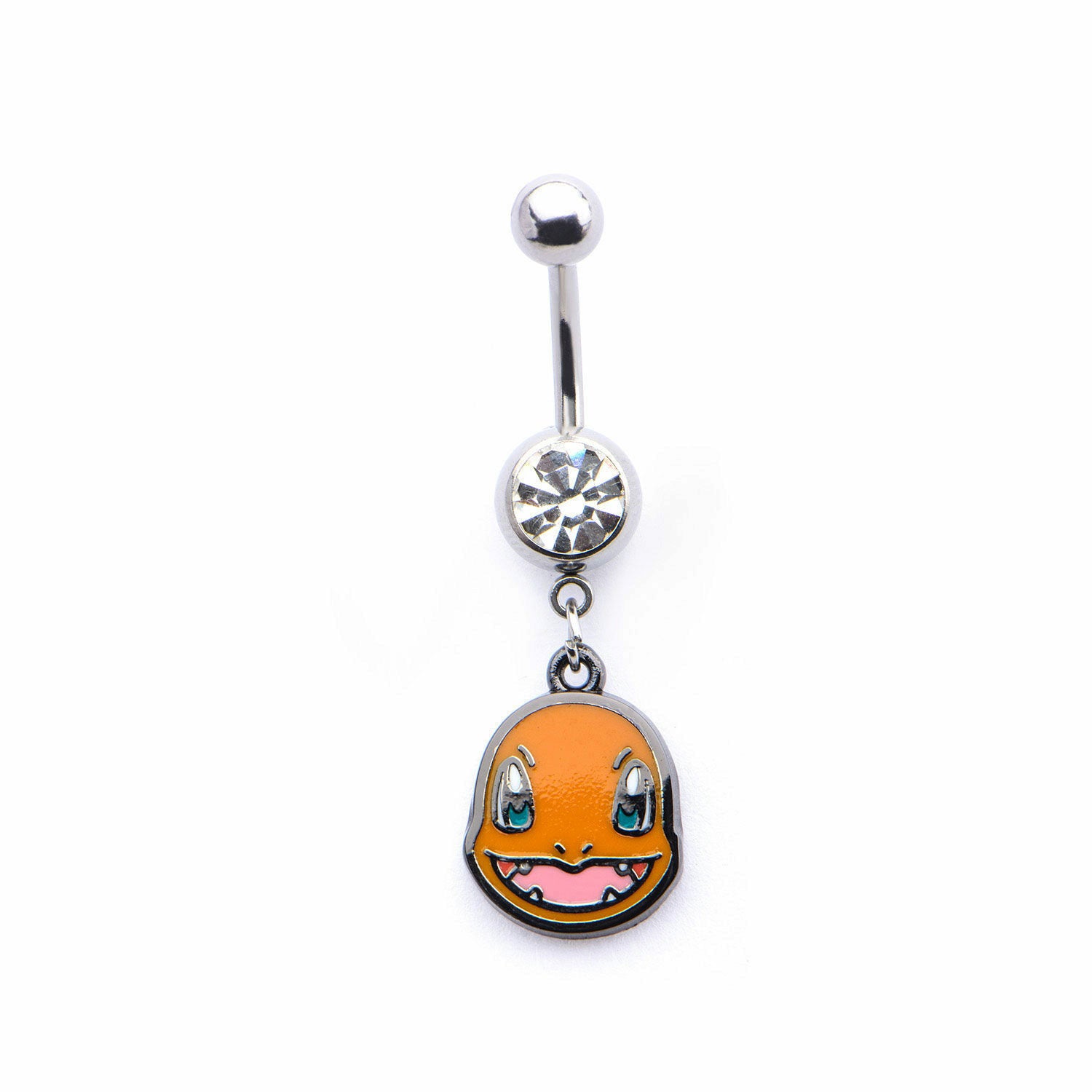 Pokemon Charmander Head 14g 7/16 Navel Dangle Charm