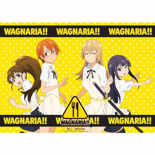 Wagnaria Girl Group Wallscroll
