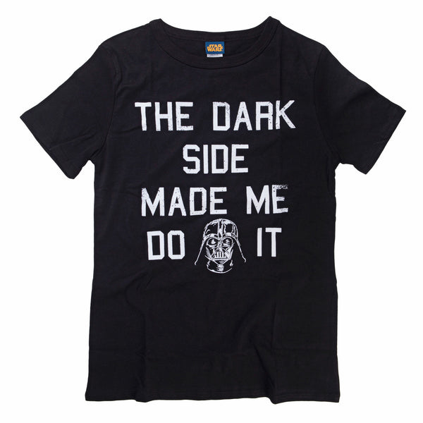 Star Wars The Dark Side Made Me Juniors Black T-Shirt