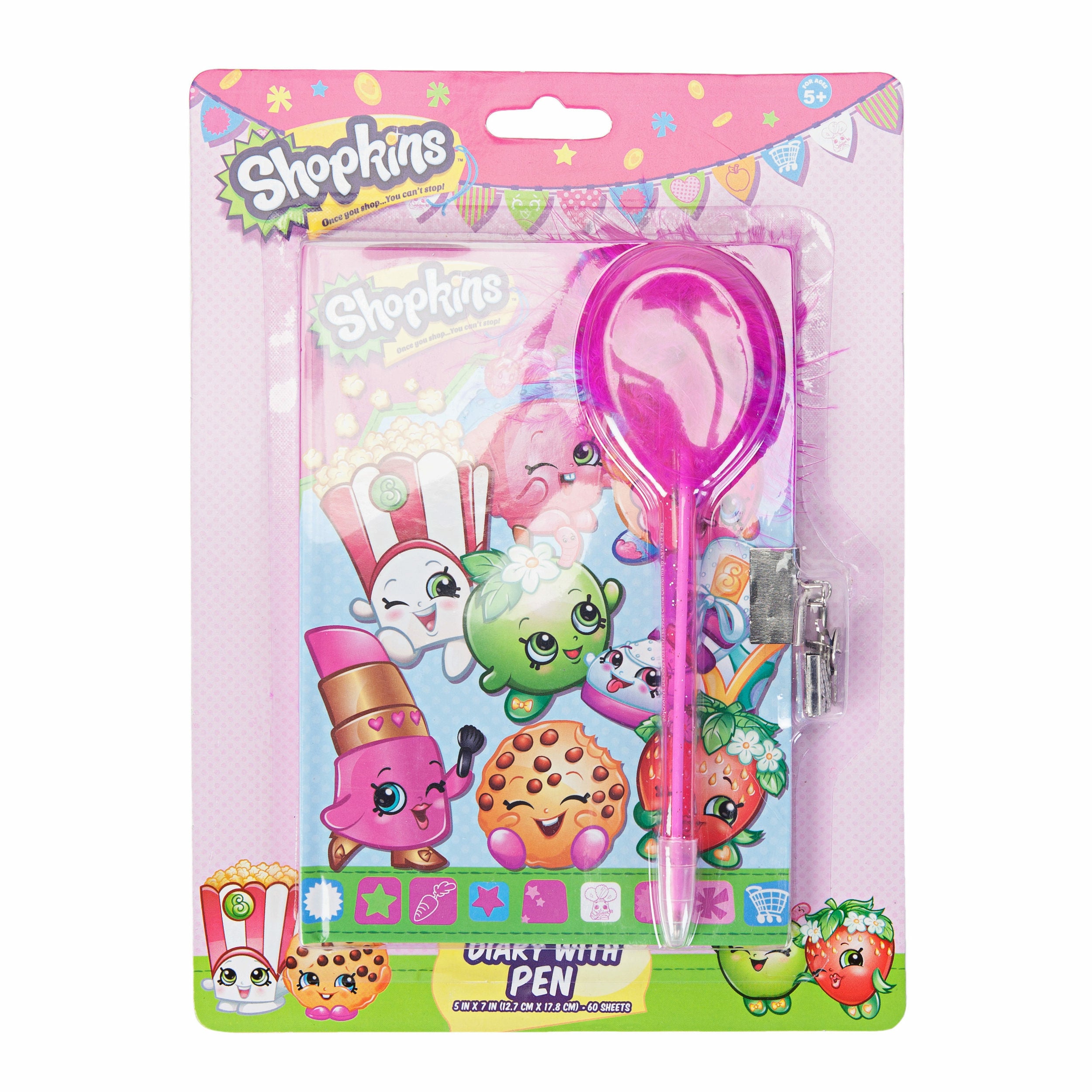 Shopkins Diary with Lock & Pen