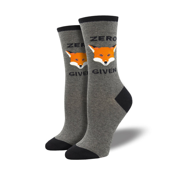 Zero Fox Given Grey Crew Socks