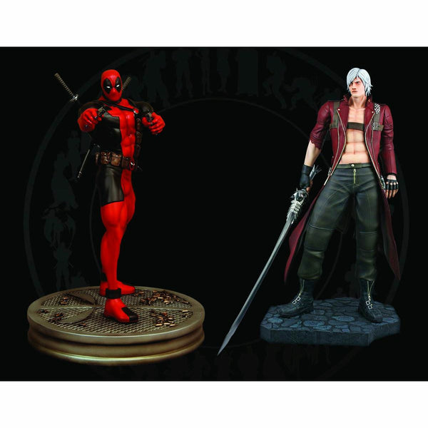 Deadpool vs Dante 1/4 Scale Statue Set