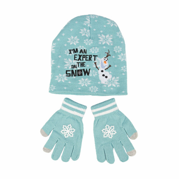 Disney Frozen Olaf Expert on the Snow Youth Beanie and Touch Glove Set