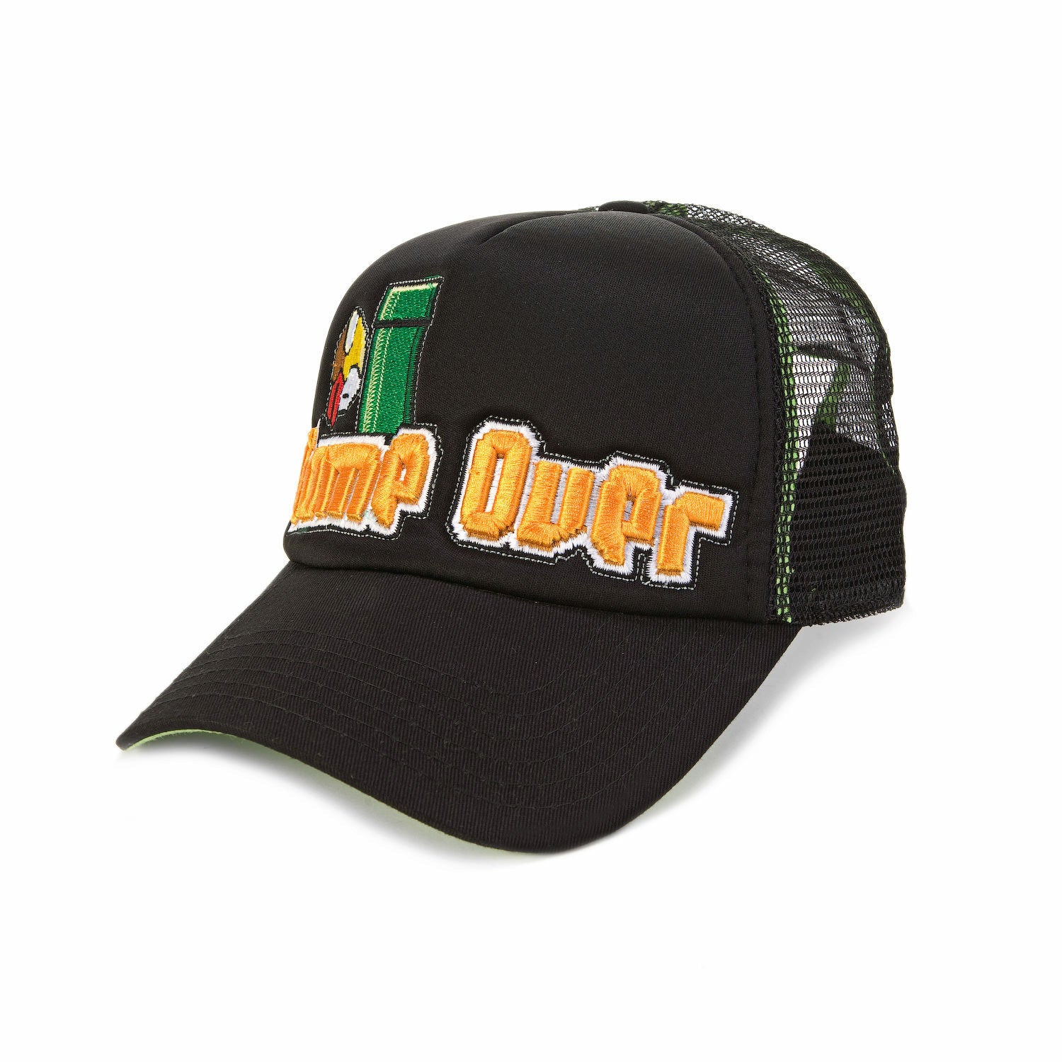 Flappy Bird Game Over Black Adjustable Snapback Trucker Hat