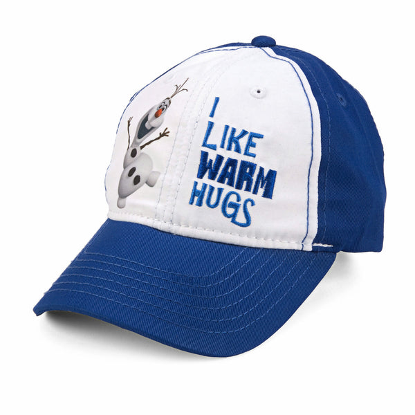 Disney Frozen Olaf I Like Warm Hugs Youth Adjustable Baseball Cap