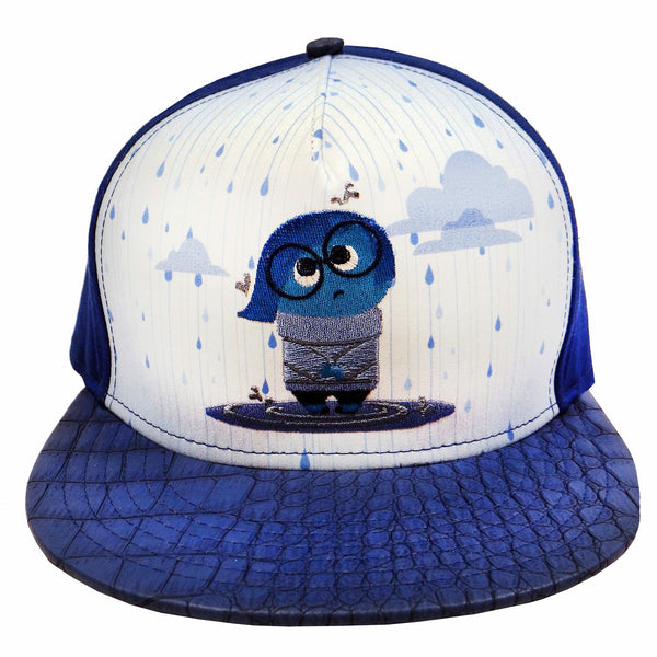 Disney Inside Out Rainy Day Sadness Adjustable Baseball Hat